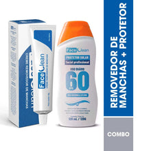 Carregar imagem no visualizador da galeria, Face Clean Creme Clareador + Protetor Solar Facial 60 FPS - Face Clean Brasil
