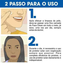 Carregar imagem no visualizador da galeria, Face Clean Creme Clareador + Protetor Solar Facial 60 FPS - Face Clean Brasil
